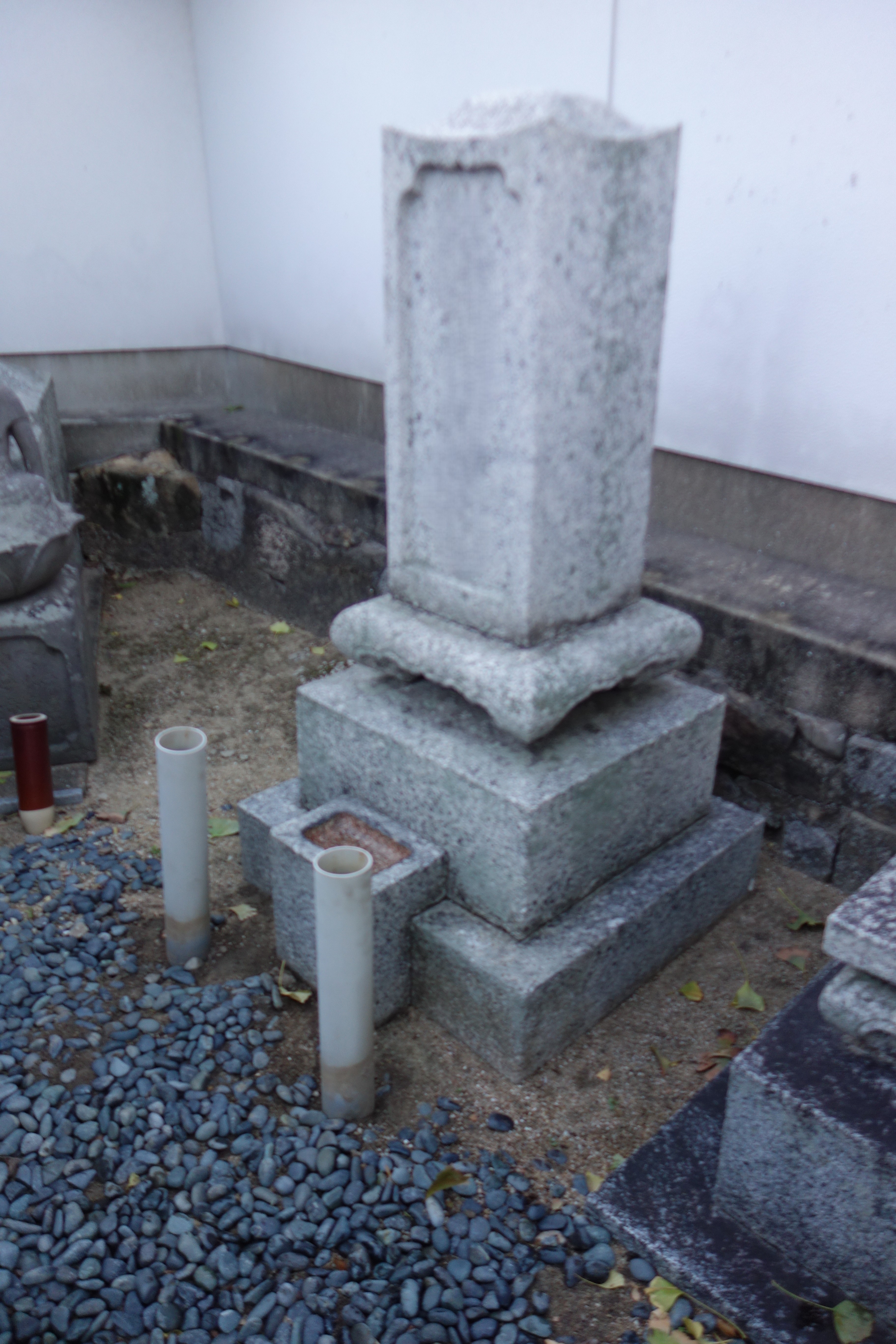 行橋市行事の寺院墓地 墓じまい施工前