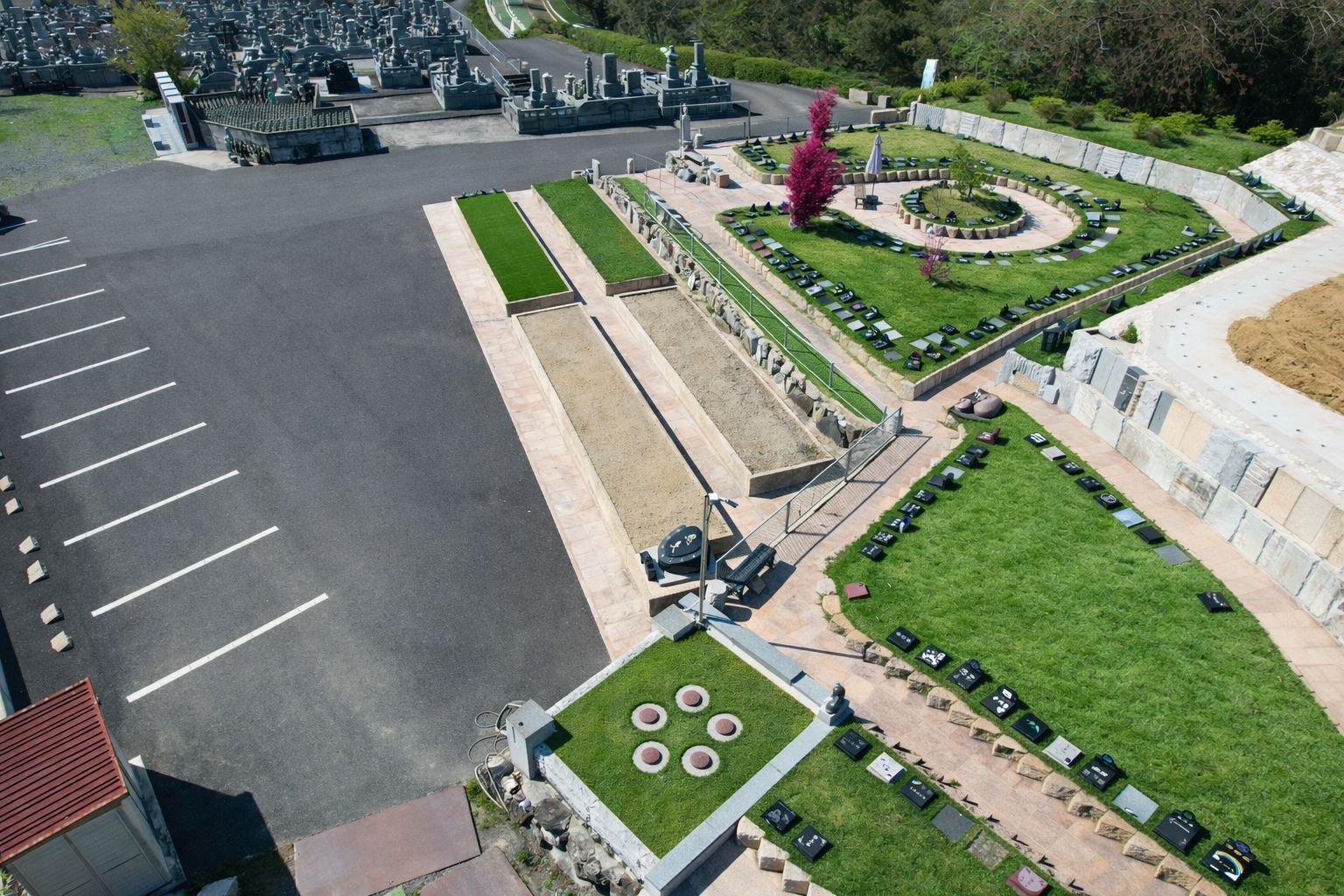 大将山霊苑 全体俯瞰 ドローン空撮