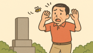 お墓の蜂対策｜巣ができやすい場所4つと予防を石材店が解説