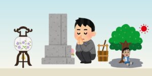 お盆のお墓参りはいつ行く？福岡県の時期と真夏の注意点を石材店が解説